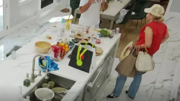 Vans Sk8-Hi Slim Women's Skate Shoes worn by Lindsay Hubbard as seen in Summer House (S08E15)