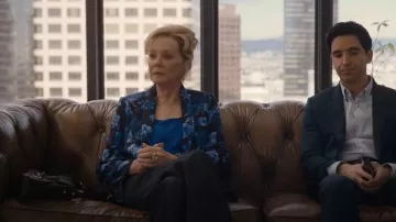 Alice + Olivia Macey Floral Blazer worn by Deborah Vance (Jean Smart) as seen in Hacks (S03E09)