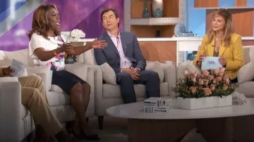 Christian Louboutin Yasling Slingback Pump worn by Sheryl Underwood as seen in The Talk on  June 3, 2024