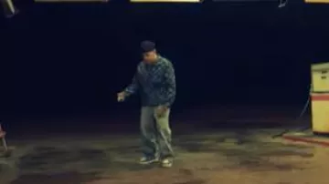 Louis Vuitton Chaqueta Denim Damier Distorsionada Negra usada por Junior H en Oscar Maydon x Junior H - Volver Al Futuro [Official Video]