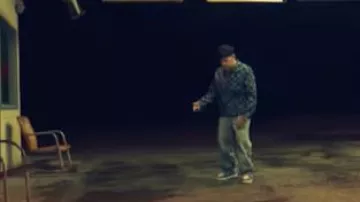 Louis Vuitton Vaqueros Damier 'Skate' Azul Claro lucidos por Junior H en Oscar Maydon x Junior H - Volver Al Futuro [Official Video]