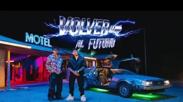 Louis Vuitton Grey & Cream 'LV Skate' Sneakers usadas por Junior H en Oscar Maydon x Junior H - Volver Al Futuro [Official Video]