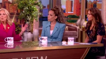 Sergio Hudson Single Breasted Two Button Blazer worn by Sunny Hostin as seen in The View on May 29, 2024