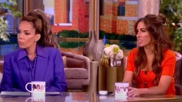 Zimmermann Natura Blouson Shirt worn by Sunny Hostin as seen in The View on  May 30, 2024