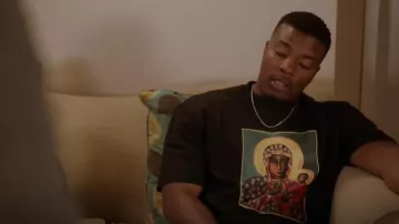 The Marathon Clothing Madonna T-Shirt worn by Spencer James (Daniel Ezra) as seen in All American (S06E10)
