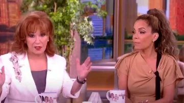 Jason Wu Draped Asymmetric Dress worn by Sunny Hostin as seen in The View on May 31, 2024