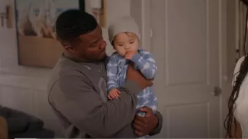 The Marathon Clothing Crenshaw Crewneck worn by Spencer James (Daniel Ezra) as seen in All American (S06E10)