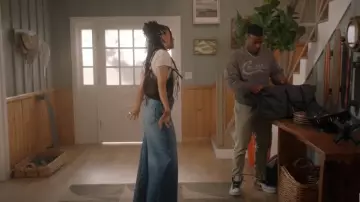 Nike Jordan 1 Mid Light Smoke Grey worn by Spencer James (Daniel Ezra) as seen in All American (S06E10)