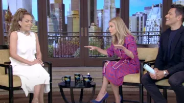 Issey Miyake Linkage Ribbed Knitted Top worn by Sunny Hostin as seen in LIVE with Kelly and Mark on  May 30, 2024