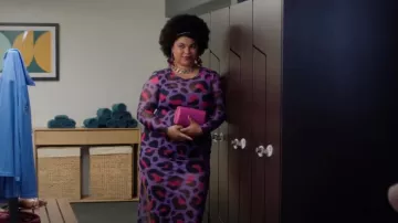 Dangerfeld Major Meow Mesh Dress worn by Madison Feliciano (Ebony Vagulans) as seen in My Life Is Murder (S04E07)