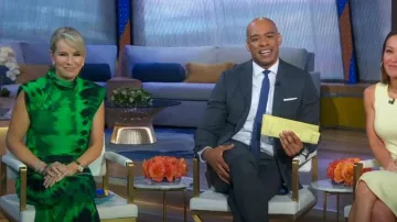 Johanna Ortiz Liviana Nirvana Tie Dye Knit Dress worn by Jennifer Ashton as seen in Good Morning America on June 3, 2024