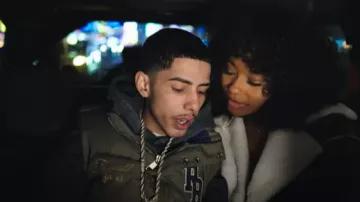 Puma x Rhude Brown Check Puffer Vester porté par J.I. à J.I. - " 11PM In LDN " ( Vidéo officielle )