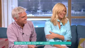 This Morning Outfits: Holly Willoughby is wearing a silver ring on June 16, 2016