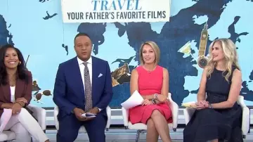 Cinq a Sept Zelda Denim Belted Midi-Dress worn by Misty Belles as seen in Today on  June 5, 2024