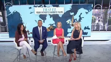 Dior The Dior Rose Pump worn by Misty Belles as seen in Today on June 5, 2024