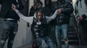 Moncler Black 'Tibb' Down Vest worn by DD Osama in DD Osama - Rule No. 1