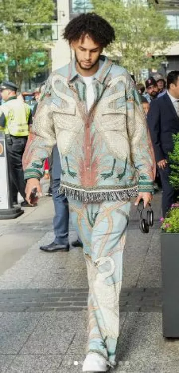 Nike Air Force 1 Low 'White' worn by Dereck Lively II on the Instagram account @dallasmavs