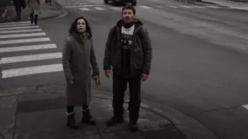 Ugg Adirondack III Waterproof Lace-Up Boots worn by Amanda Lucas (Alice Braga) as seen in Dark Matter (S01E06)