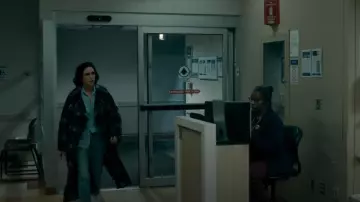 Isabel Marant Etoile Black Laurie Coat worn by Daniela Vargas Dessen (Jennifer Connelly) as seen in Dark Matter (S01E06)