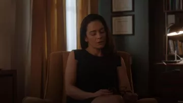 J Crew Resume Dress worn by Amanda Lucas (Alice Braga) as seen in Dark Matter (S01E06)