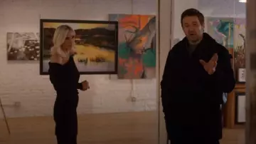 Tom Ford Cashmere And Silk Off-Shoulder Midi Dress worn by Daniela Vargas Dessen (Jennifer Connelly) as seen in Dark Matter (S01E06)