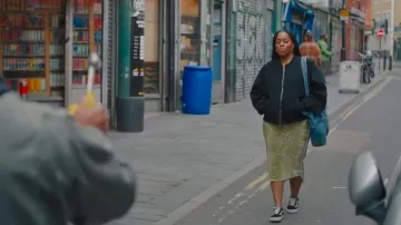 Vans Old Skool Sneakers worn by Queenie Jenkins (Dionne Brown) as seen in Queenie (S01E01)