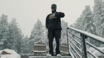 Gafas de sol Lanvin x Future Black Side Pins usadas por Key Glock en Key Glock - F**k Around & Find Out (Video oficial)