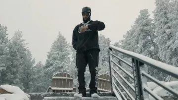 Jordan 12 Fusion 'Playoffs' worn by Key Glock in Key Glock - F**k Around & Find Out (Official Video)