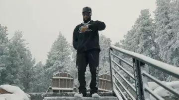 Jordan 12 Fusion 'Playoffs' usado por Key Glock en Key Glock - F**k Around & Find Out (Video oficial)