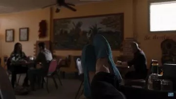 Better Call Saul TV series wardrobe: Lalo Salamanca (Tony Dalton) is wearing Loafers Shoes in blue in season 5, episode 1