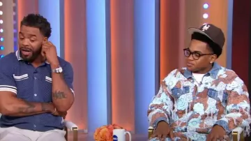 Earthling VIP Poetic Lust Jacket worn by Michael Rainey Jr. as seen in Good Morning America on June 7, 2024