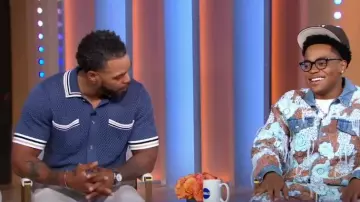 Chemise à bout en crochet Reiss Coulson portée par Method Man telle que vue dans Good Morning America le 7 juin 2024