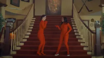 Betsey Johnson Cady Boots worn by Nat (Mary Holland) as seen in The Big Door Prize (S02E09)