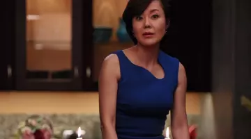 La robe bleue de Karen Kim (Kim Yoon-jin) dans Mistresses