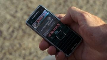 Le portable Sony Ericson de James Bond (Daniel Craig) dans Quantum of Solace