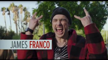 Chaqueta a cuadros de james franco en Por qué él