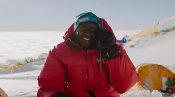 The cap Samy Diakhaté (Ahmed Sylla) in The ascent