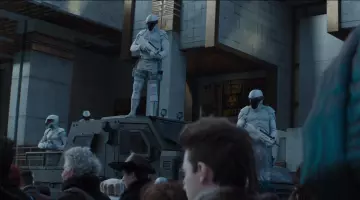 An authentic rifle FN F2000 Peacemaker of Panem in Hunger Games
