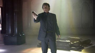 The authentic costume Hugo Boss Robert Langdon (Tom Hanks) in the Da Vinci Code