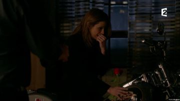 La moto Harley Davidson Softail 94 de Kate Beckett dans Castle