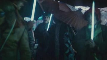 Le parapluie à néon dans Blade Runner