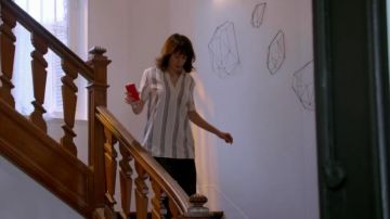 Las estructuras geométricas de la pared entre los Lepics en Fais pas ci, Fais pas ça