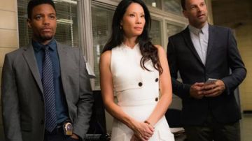 white dress seen on lucy liu's joan watson in elementary
