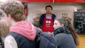 Delantal de cocina de Denis Bouley en Fais pas ci Fais pas ça