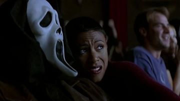 costume mask from scream 2 that was used in the film