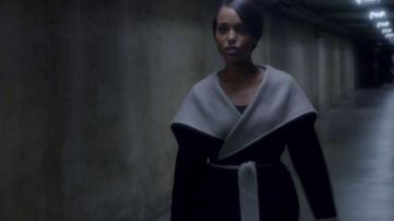 Le manteau Max Mara d'Olivia Pope (Kerry Washington) dans Scandal S5E6