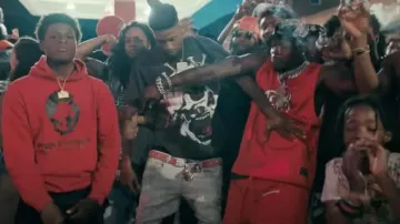 Pantalones de chándal Chrome Hearts x Matty Boy Red Mesh 'Form' usados por DaBaby en Rich Dunk (Ft. DaBaby) - BIG DAWG [Video oficial]