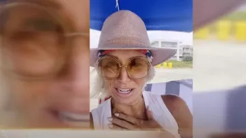 Lunettes de soleil à monture ronde Chloé Eyewear portées par Margaret Josephs comme on le voit dans The Real Housewives of New Jersey (S14E06)