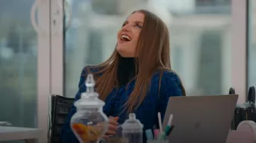 Alice + Olivia Kidman Jacket worn by Rasa Badonaviciute as seen in Buying London (S01E03)