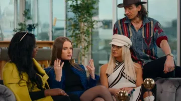 Alice + Olivia Toni Skirt worn by Rasa Badonaviciute as seen in Buying London (S01E03)